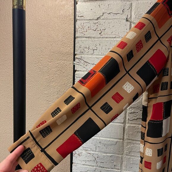 Alfred Dunner Retro Long Pleated Front Sleeve Blouse Plus Size Curvy 18 - Picture 4 of 10